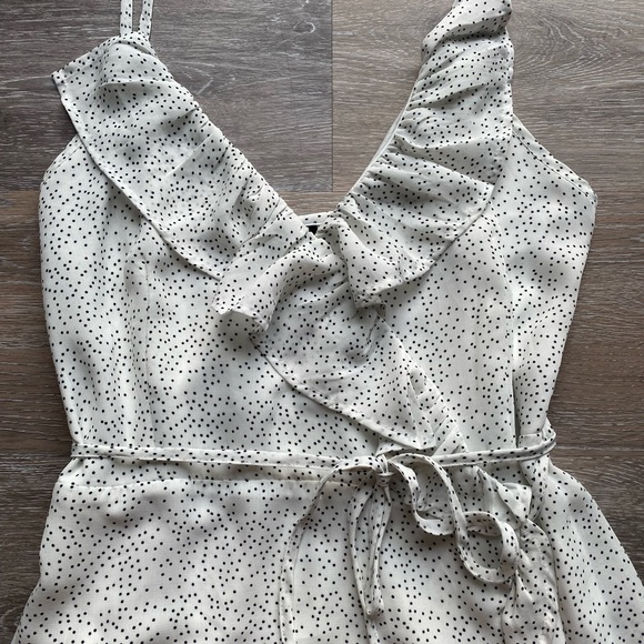 Windsor Black and White Polka Dot Dress - Picture 3 of 3